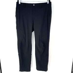 REI Co Op Kornati Roll up Tech Pants Women's Size 12 Petite Black